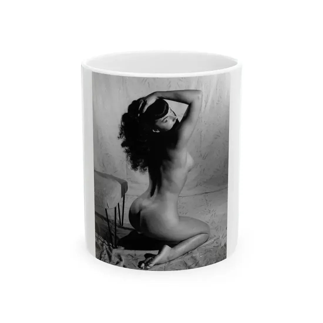 Bettie Page #238 (Vintage Female Icon) White Coffee Mug 11oz - Go Mug Yourself