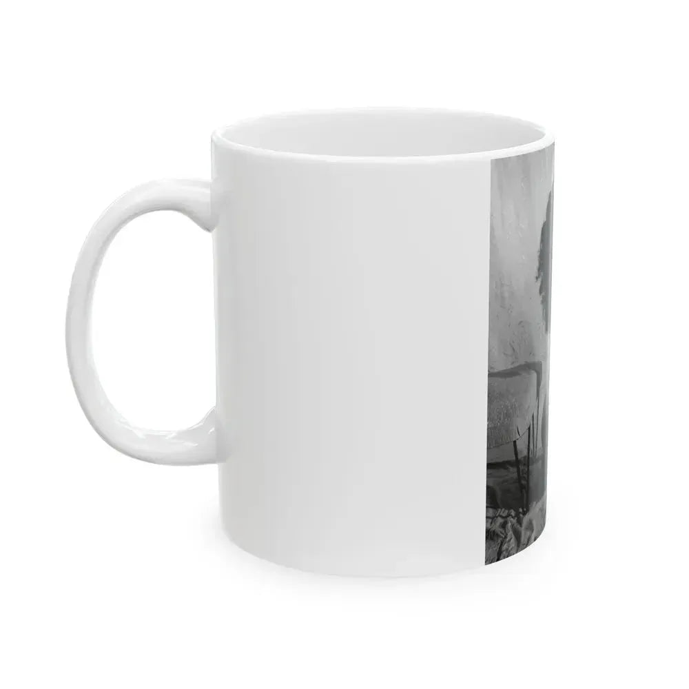 Bettie Page #238 (Vintage Female Icon) White Coffee Mug - Go Mug Yourself
