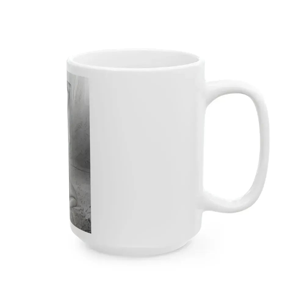 Bettie Page #238 (Vintage Female Icon) White Coffee Mug - Go Mug Yourself