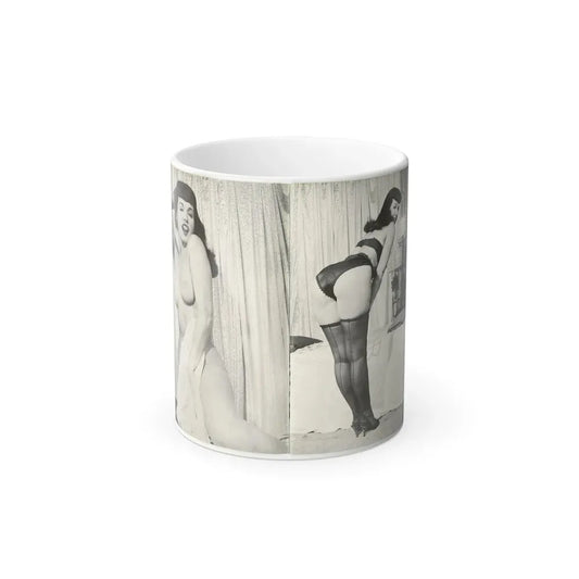 Bettie Page #240 (Vintage Female Icon) Color Changing Mug 11oz 11oz - Go Mug Yourself
