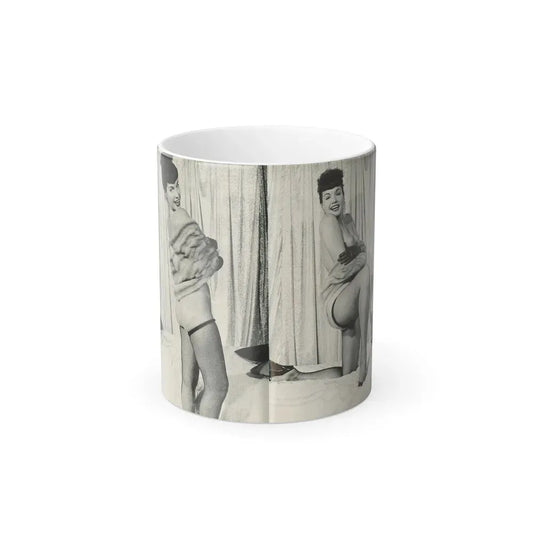 Bettie Page #242 (Vintage Female Icon) Color Changing Mug 11oz 11oz - Go Mug Yourself
