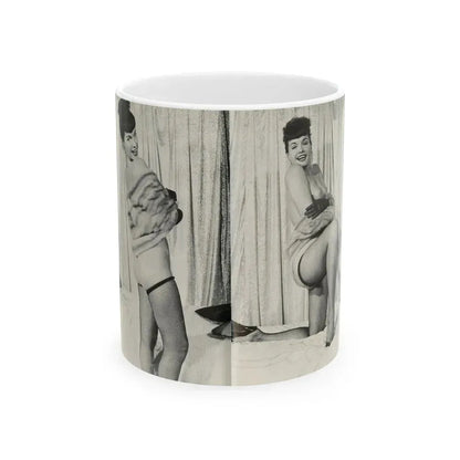 Bettie Page #242 (Vintage Female Icon) White Coffee Mug 11oz - Go Mug Yourself
