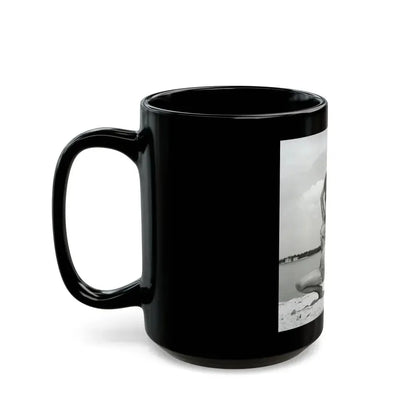 Bettie Page #246 (Vintage Female Icon) Black Coffee Mug - Go Mug Yourself