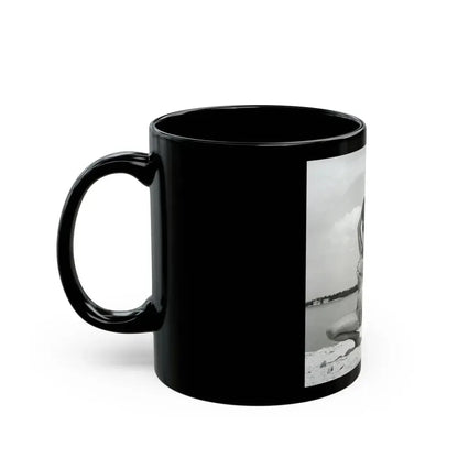 Bettie Page #246 (Vintage Female Icon) Black Coffee Mug - Go Mug Yourself