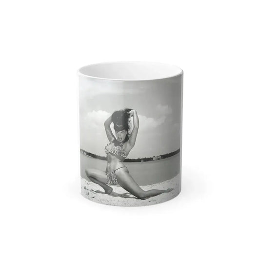 Bettie Page #246 (Vintage Female Icon) Color Changing Mug 11oz 11oz - Go Mug Yourself