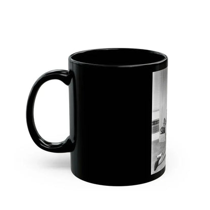 Bettie Page #247 (Vintage Female Icon) Black Coffee Mug - Go Mug Yourself