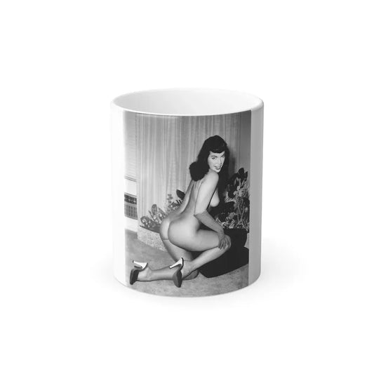 Bettie Page #247 (Vintage Female Icon) Color Changing Mug 11oz 11oz - Go Mug Yourself