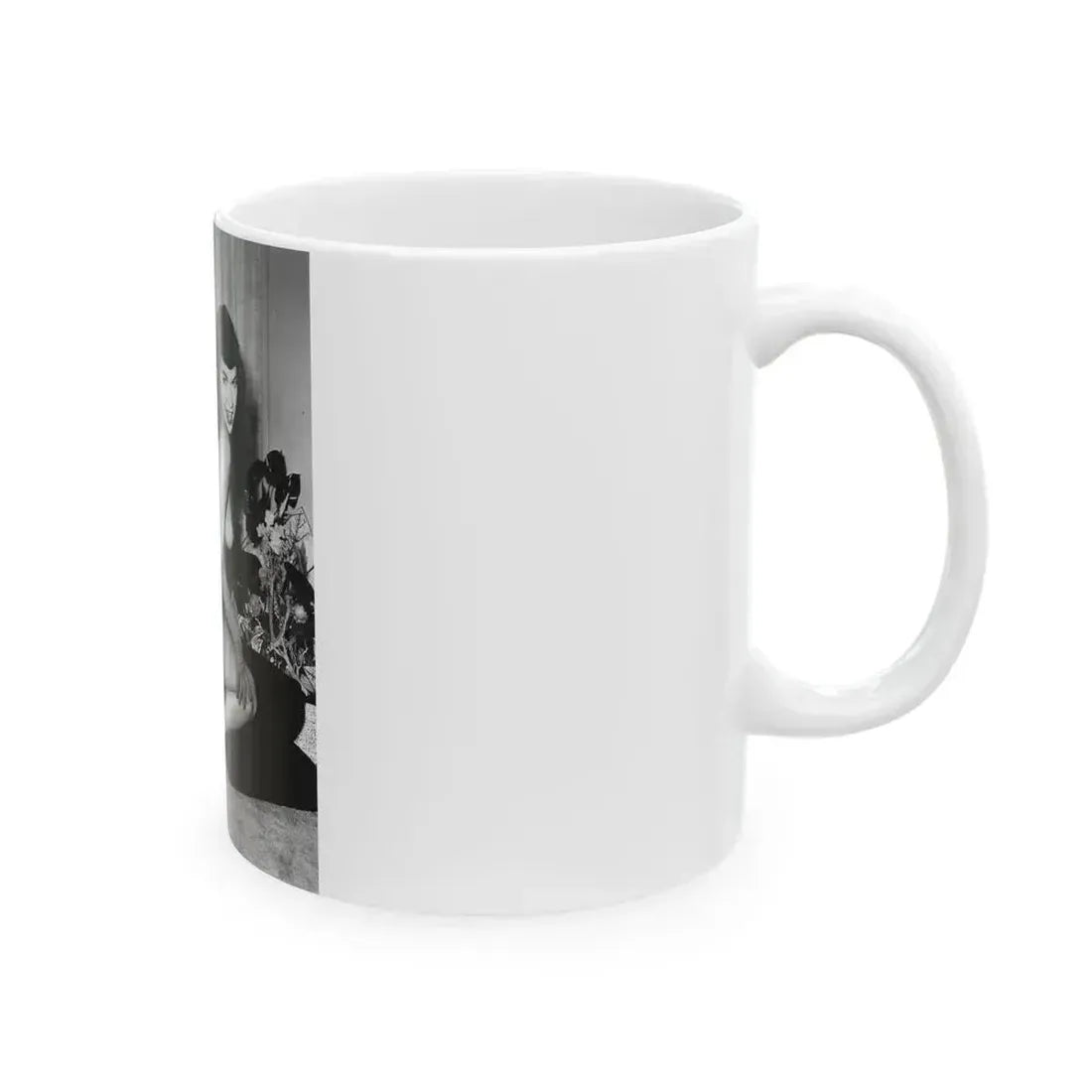 Bettie Page #247 (Vintage Female Icon) White Coffee Mug - Go Mug Yourself