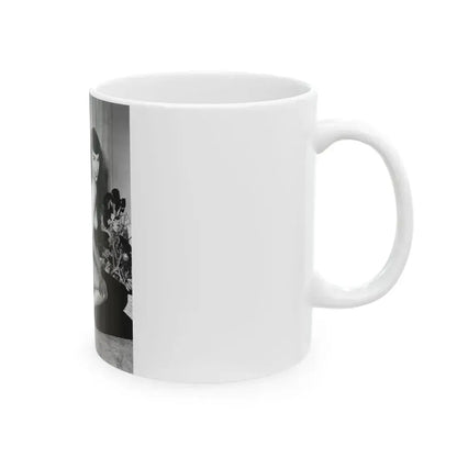 Bettie Page #247 (Vintage Female Icon) White Coffee Mug - Go Mug Yourself