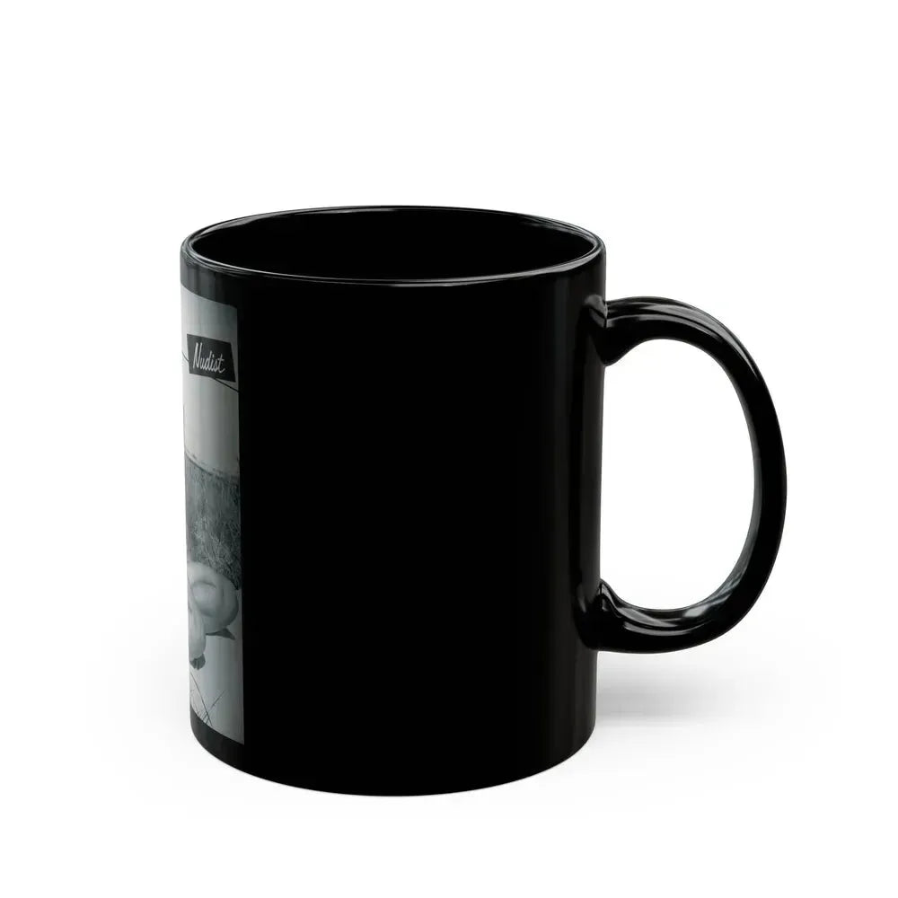 Bettie Page #248 (Vintage Female Icon) Black Coffee Mug - Go Mug Yourself