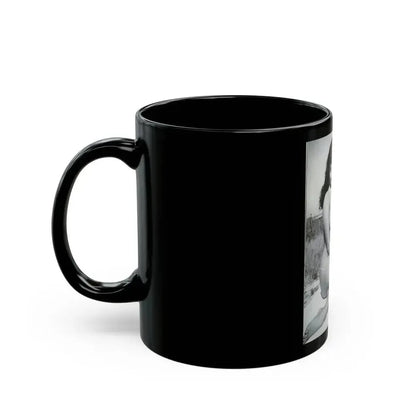 Bettie Page #248 (Vintage Female Icon) Black Coffee Mug - Go Mug Yourself