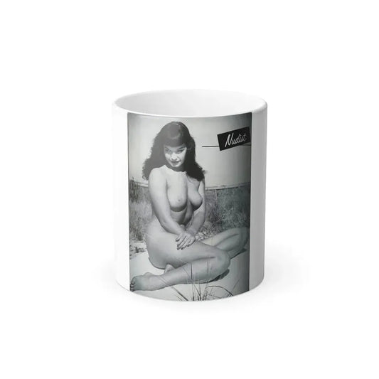 Bettie Page #248 (Vintage Female Icon) Color Changing Mug 11oz 11oz - Go Mug Yourself