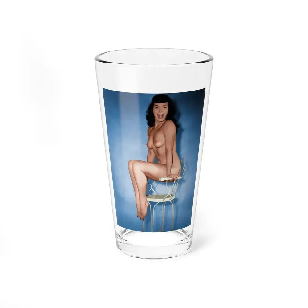 Bettie Page #33 (Vintage Female Icon) Pint Glass 16oz 16oz - Go Mug Yourself