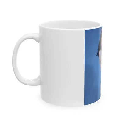 Bettie Page #34 (Vintage Female Icon) White Coffee Mug - Go Mug Yourself