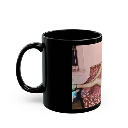 Bettie Page #37 (Vintage Female Icon) Black Coffee Mug - Go Mug Yourself