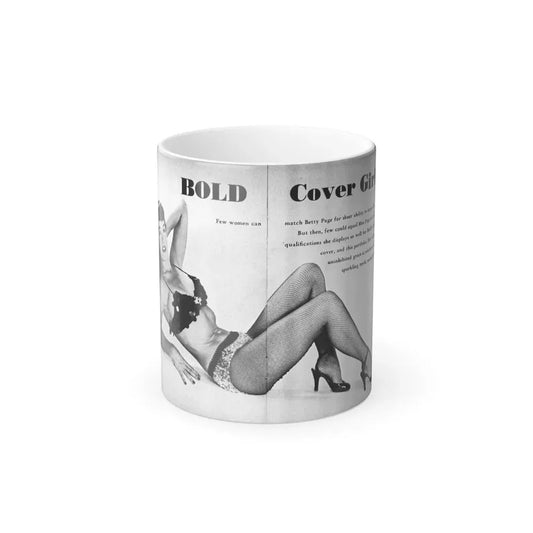 Bettie Page #408 (Vintage Female Icon) Color Changing Mug 11oz 11oz - Go Mug Yourself