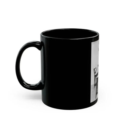 Bettie Page #41 (Vintage Female Icon) Black Coffee Mug - Go Mug Yourself