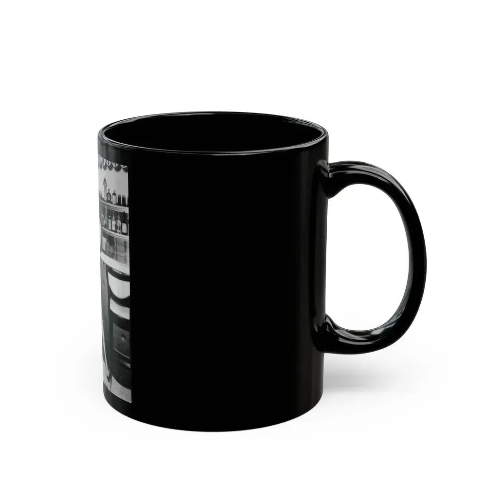Bettie Page #41 (Vintage Female Icon) Black Coffee Mug - Go Mug Yourself