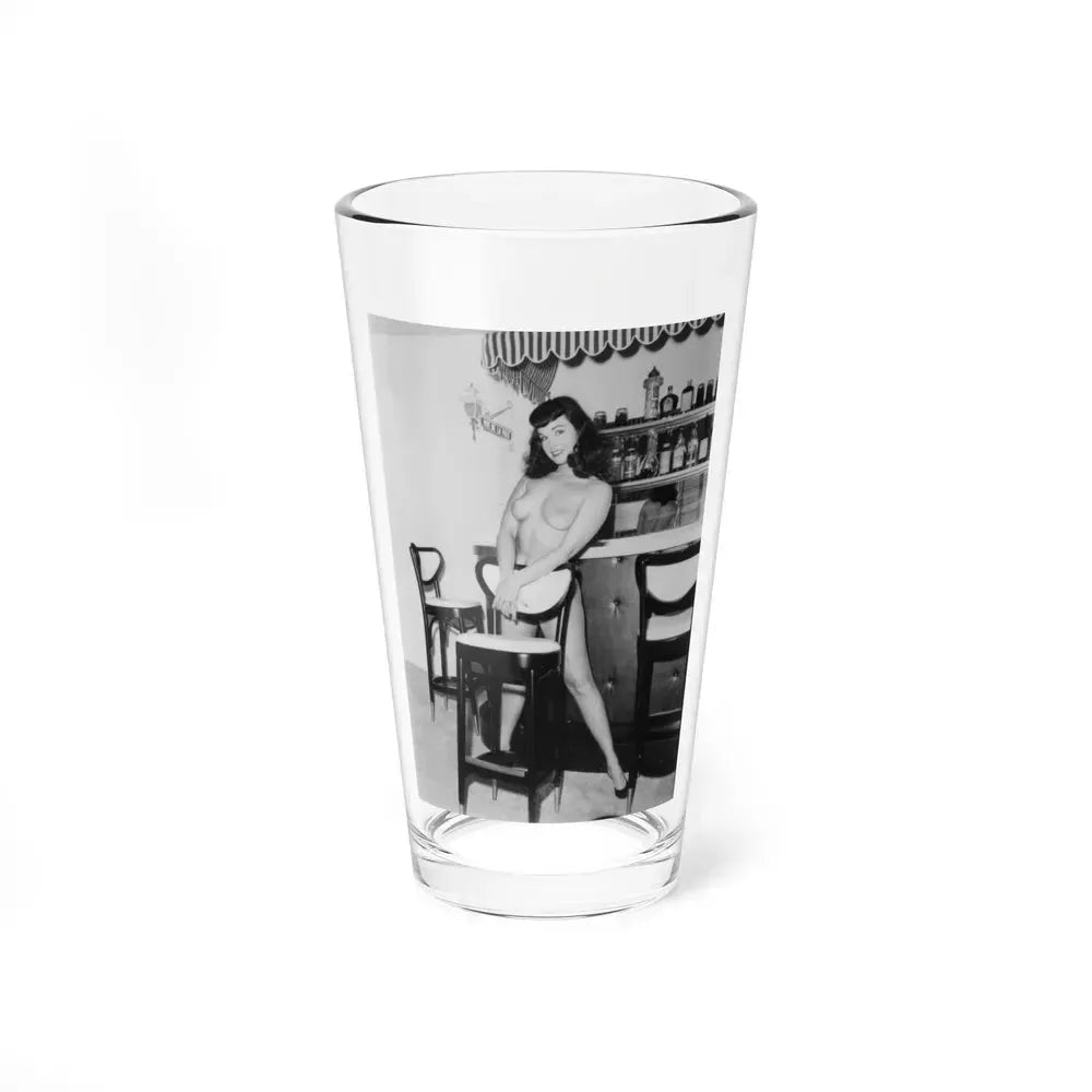 Bettie Page #41 (Vintage Female Icon) Pint Glass 16oz 16oz - Go Mug Yourself