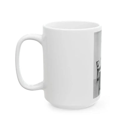 Bettie Page #41 (Vintage Female Icon) White Coffee Mug - Go Mug Yourself