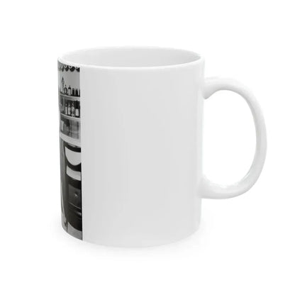 Bettie Page #41 (Vintage Female Icon) White Coffee Mug - Go Mug Yourself