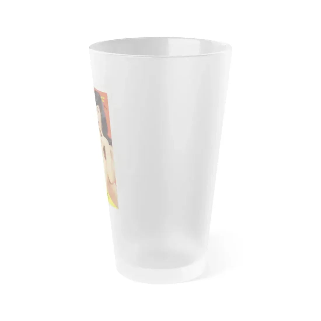 Bettie Page #426 - Mag. Cover (Vintage Female Icon) Frosted Pint Glass 16oz - Go Mug Yourself