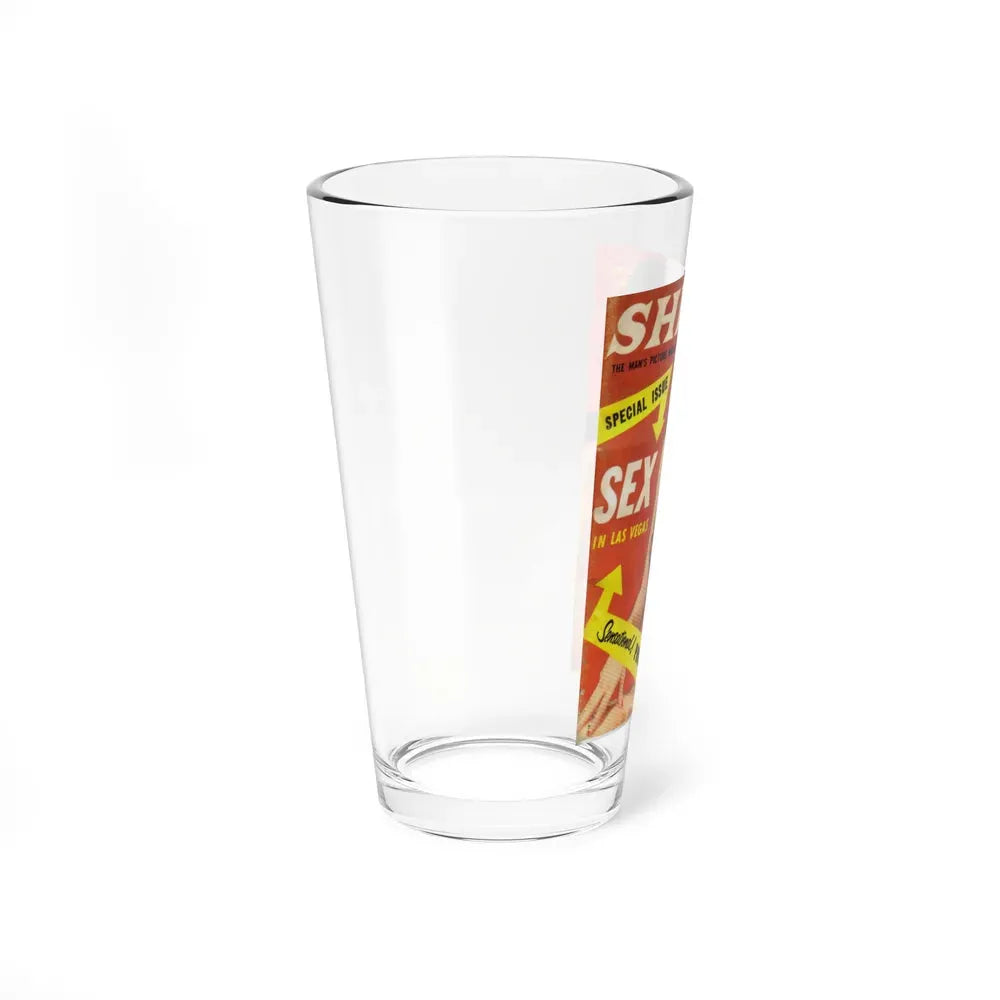 Bettie Page #426 - Mag. Cover (Vintage Female Icon) Pint Glass 16oz - Go Mug Yourself