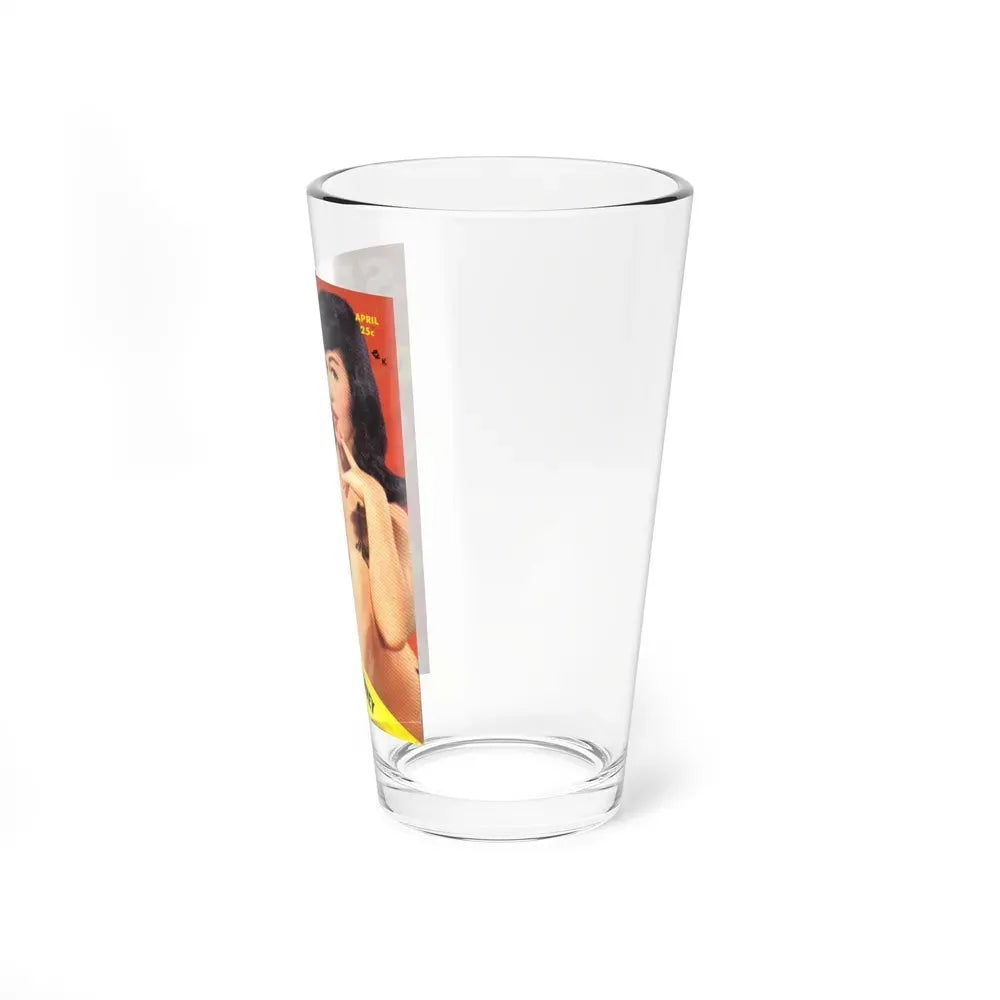 Bettie Page #426 - Mag. Cover (Vintage Female Icon) Pint Glass 16oz - Go Mug Yourself