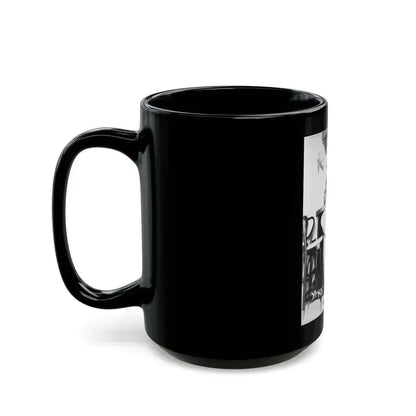 Bettie Page #43 (Vintage Female Icon) Black Coffee Mug - Go Mug Yourself