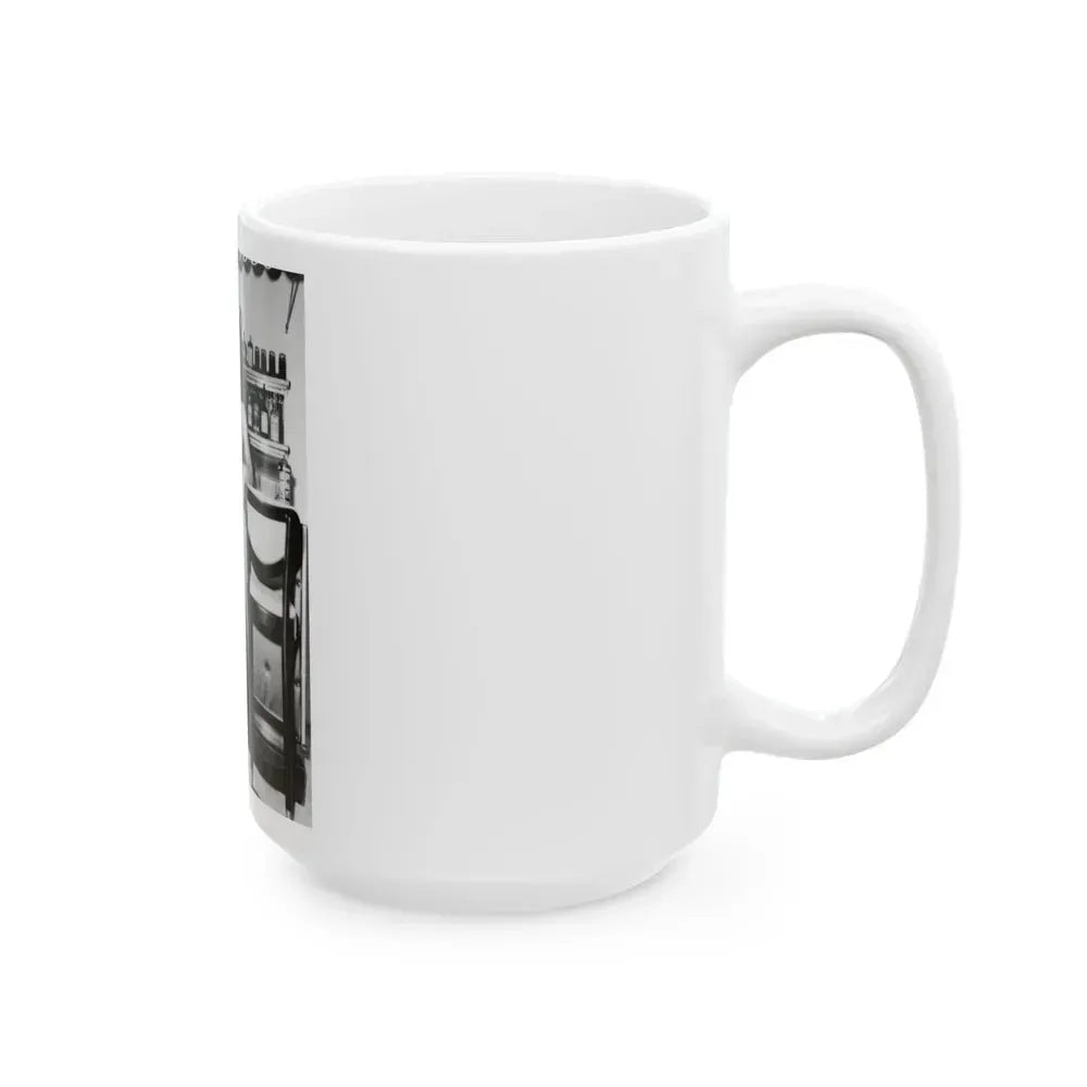Bettie Page #43 (Vintage Female Icon) White Coffee Mug - Go Mug Yourself