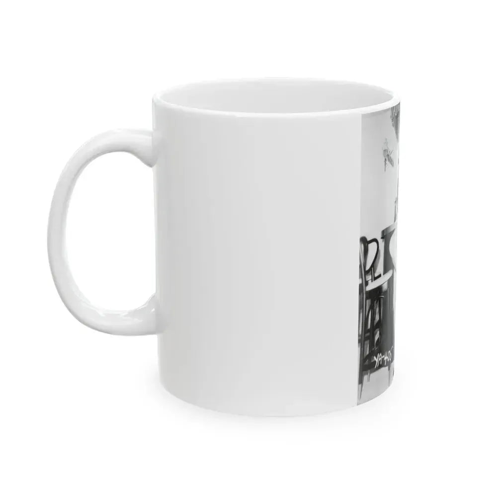 Bettie Page #43 (Vintage Female Icon) White Coffee Mug - Go Mug Yourself