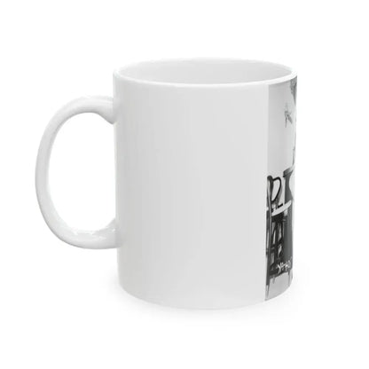 Bettie Page #43 (Vintage Female Icon) White Coffee Mug - Go Mug Yourself