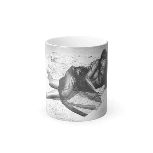 Bettie Page #439 (Vintage Female Icon) Color Changing Mug 11oz 11oz - Go Mug Yourself