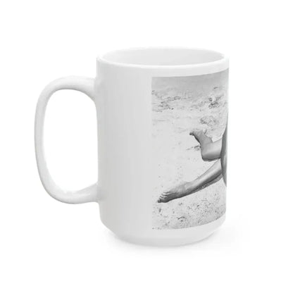 Bettie Page #439 (Vintage Female Icon) White Coffee Mug - Go Mug Yourself