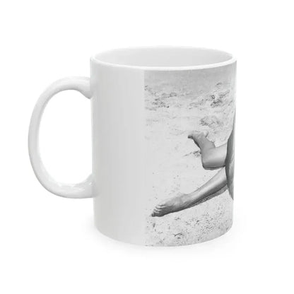 Bettie Page #439 (Vintage Female Icon) White Coffee Mug - Go Mug Yourself