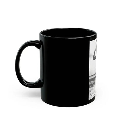 Bettie Page #440 (Vintage Female Icon) Black Coffee Mug - Go Mug Yourself