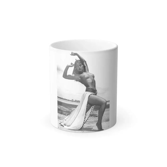 Bettie Page #440 (Vintage Female Icon) Color Changing Coffee Mug 11oz - Go Mug Yourself