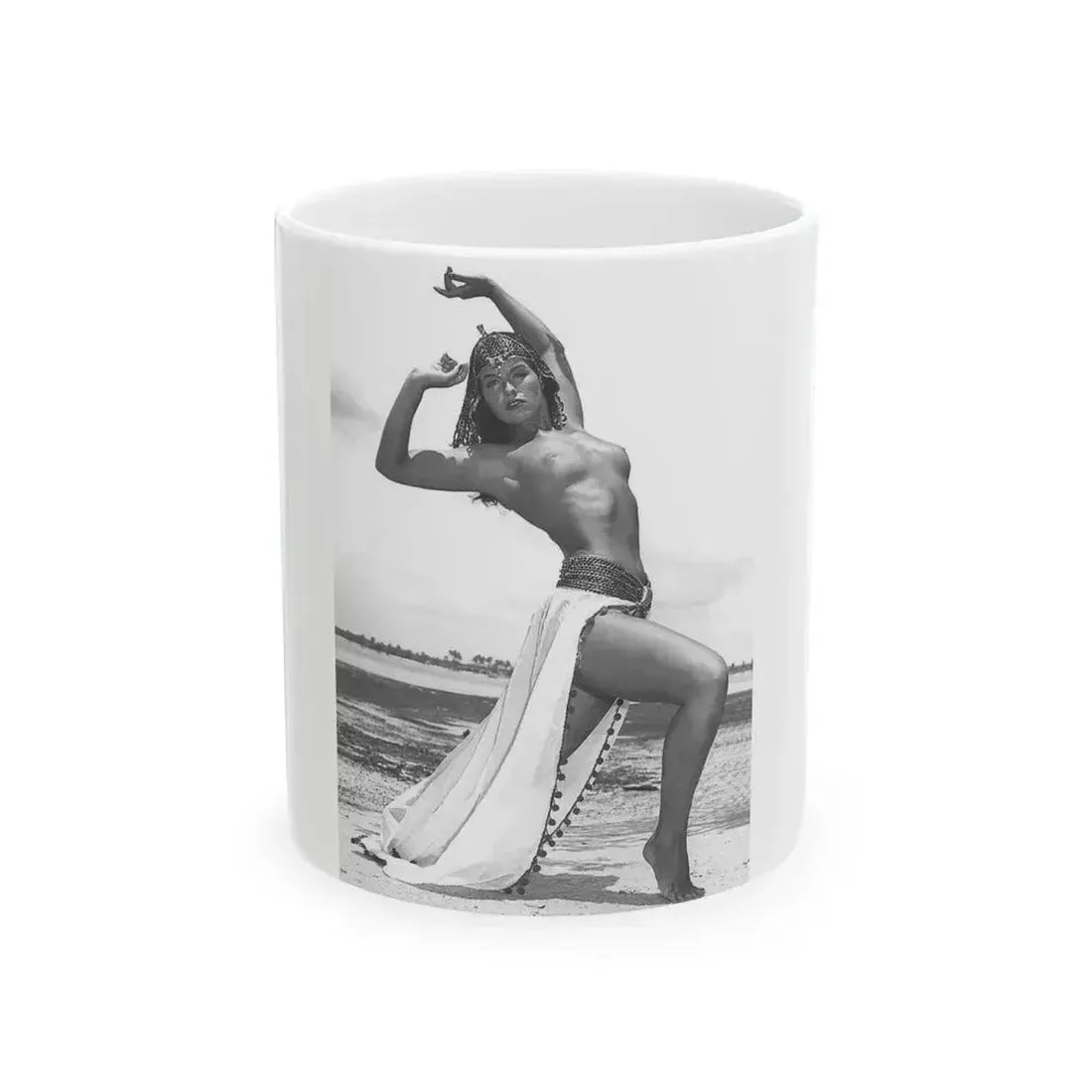 Bettie Page #440 (Vintage Female Icon) White Coffee Mug 11oz - Go Mug Yourself