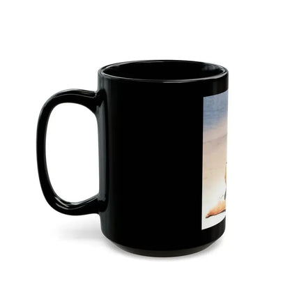 Bettie Page #441 (Vintage Female Icon) Black Coffee Mug - Go Mug Yourself