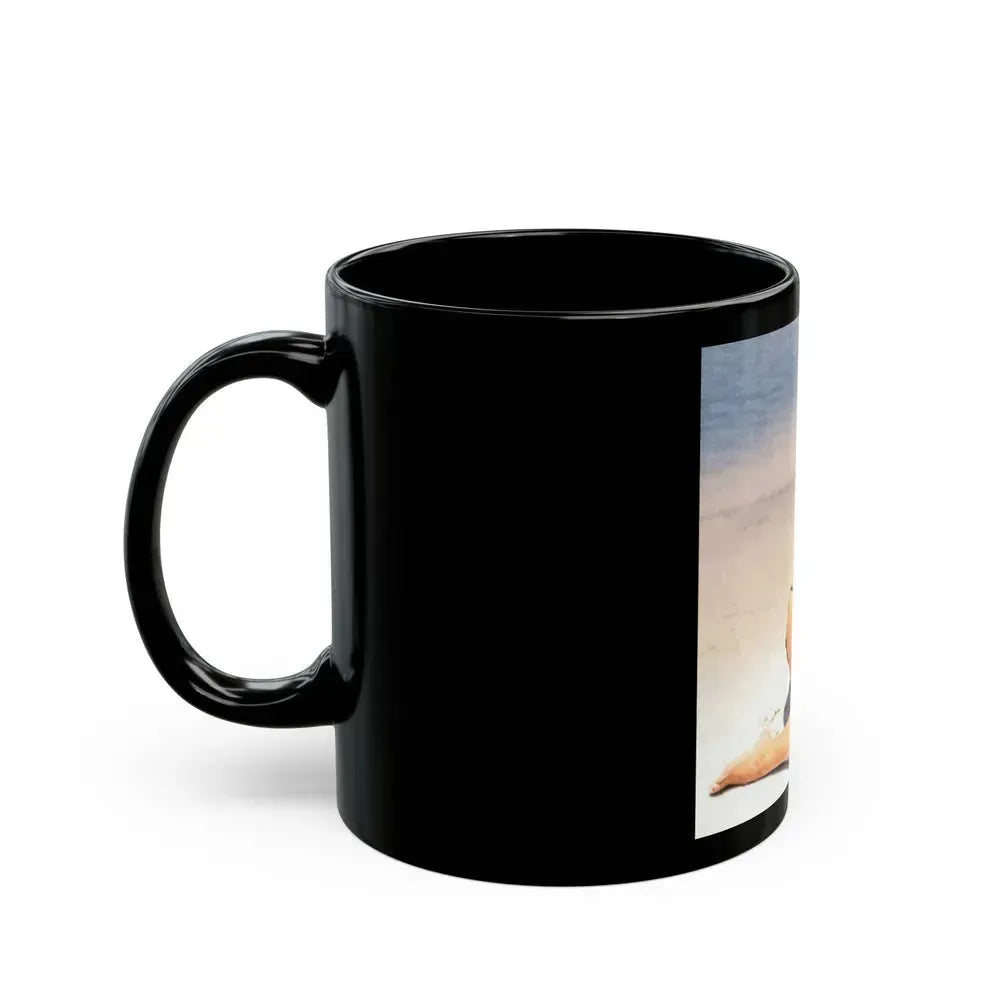 Bettie Page #441 (Vintage Female Icon) Black Coffee Mug - Go Mug Yourself