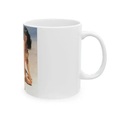 Bettie Page #441 (Vintage Female Icon) White Coffee Mug - Go Mug Yourself