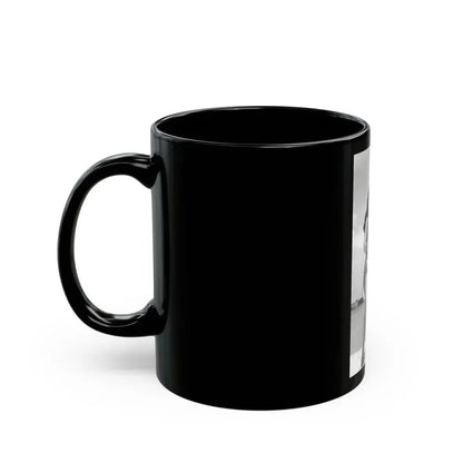 Bettie Page #442 (Vintage Female Icon) Black Coffee Mug - Go Mug Yourself