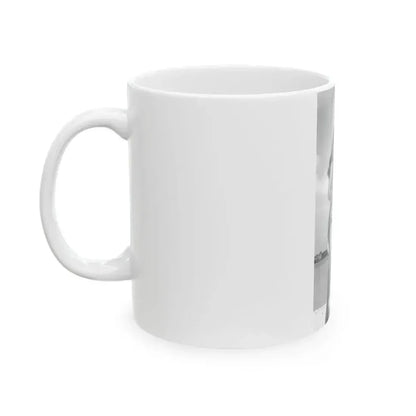 Bettie Page #442 (Vintage Female Icon) White Coffee Mug - Go Mug Yourself