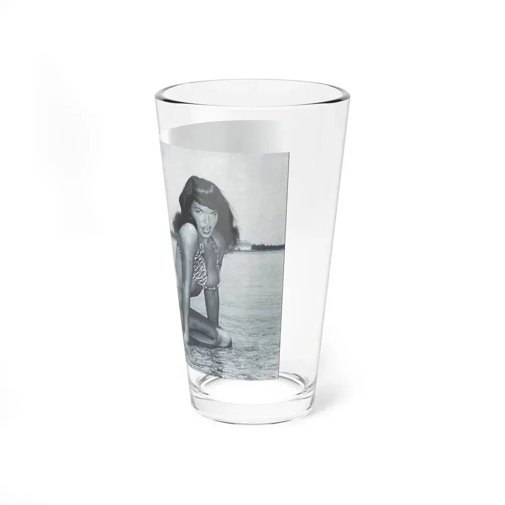 Bettie Page #444 (Vintage Female Icon) Pint Glass 16oz - Go Mug Yourself