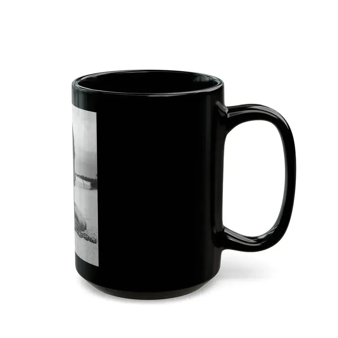 Bettie Page #445 (Vintage Female Icon) Black Coffee Mug - Go Mug Yourself