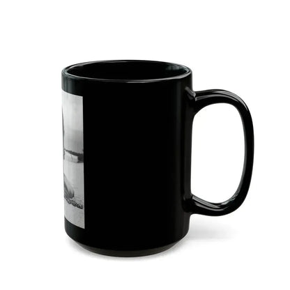 Bettie Page #445 (Vintage Female Icon) Black Coffee Mug - Go Mug Yourself