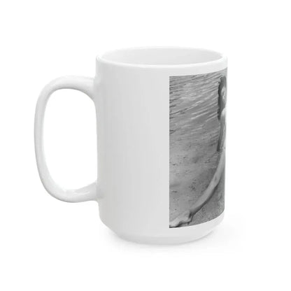 Bettie Page #446 (Vintage Female Icon) White Coffee Mug - Go Mug Yourself