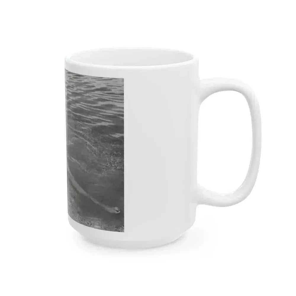 Bettie Page #446 (Vintage Female Icon) White Coffee Mug - Go Mug Yourself