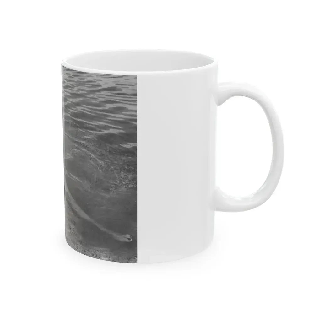 Bettie Page #446 (Vintage Female Icon) White Coffee Mug - Go Mug Yourself