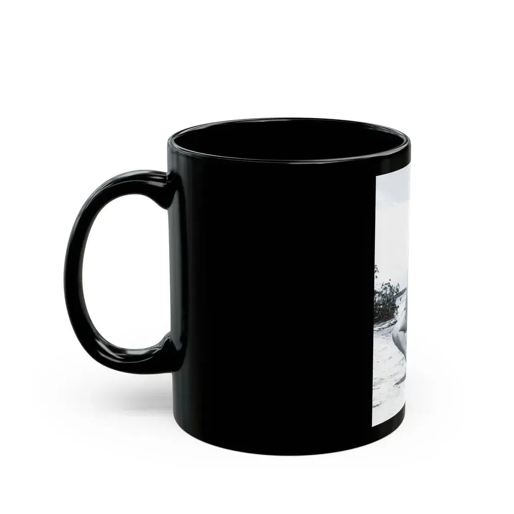 Bettie Page #447 (Vintage Female Icon) Black Coffee Mug - Go Mug Yourself
